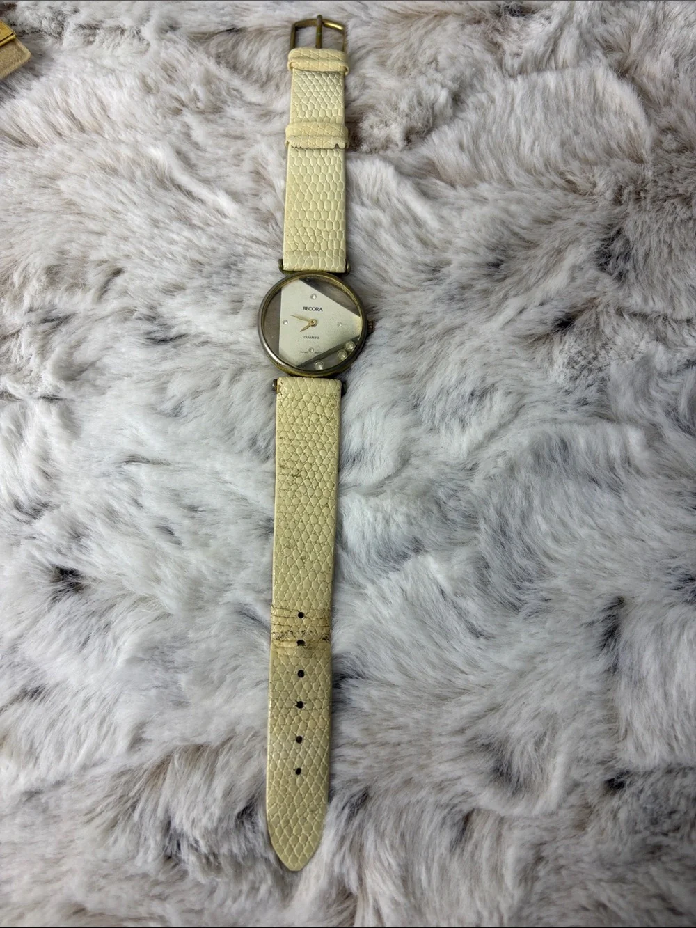 Becora Suede Flat Watch Case